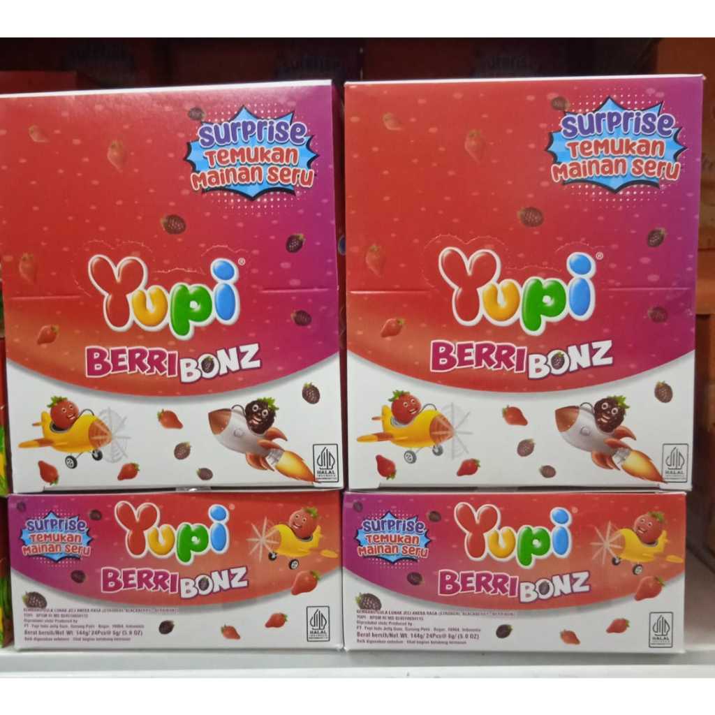 

YUPI BERRIBONZ 24 sachet per box