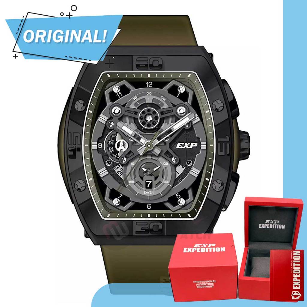 Jam Tangan Pria Analog Expedition 6800MC E6800 E 6800 MC 6800 MCRIPGNBA Original Garansi Resmi