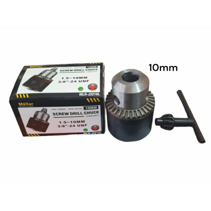 kepala bor 10mm drat / kepala bor listrik