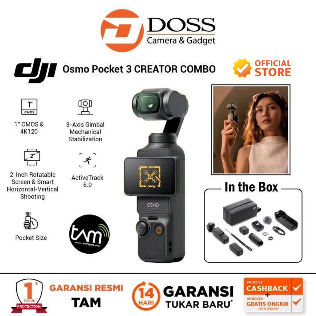 DJI Osmo Pocket 3 Creator Edition Action Camera DJI Pocket 3