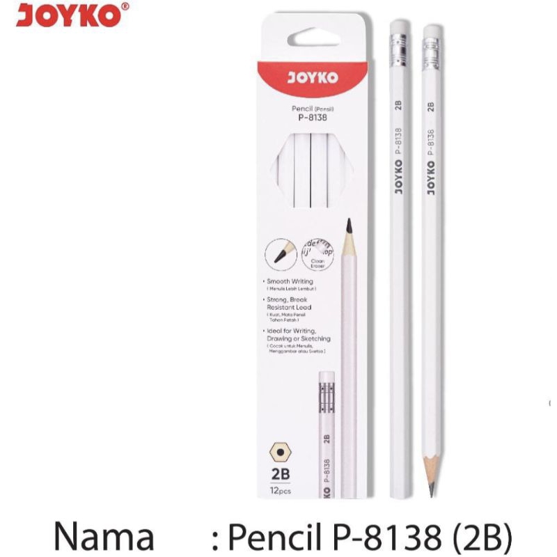 

Pensil Serut 2B Joyko p-8138 (1pcs)