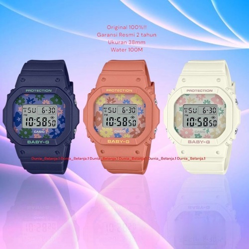 Original 100% Jam Tangan Wanita Casio BABY-G BGD-565RP-2DR BGD-565RP-4DR BGD-565RP-7DR BGD565RP Gara
