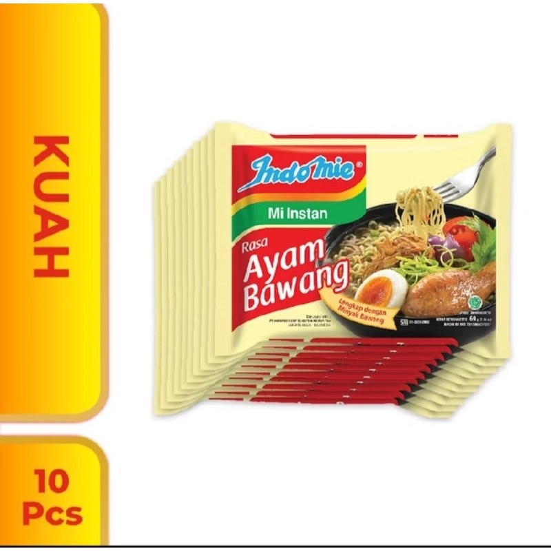 

10 Pcs - Indomie Kuah Ayam Bawang 69 g