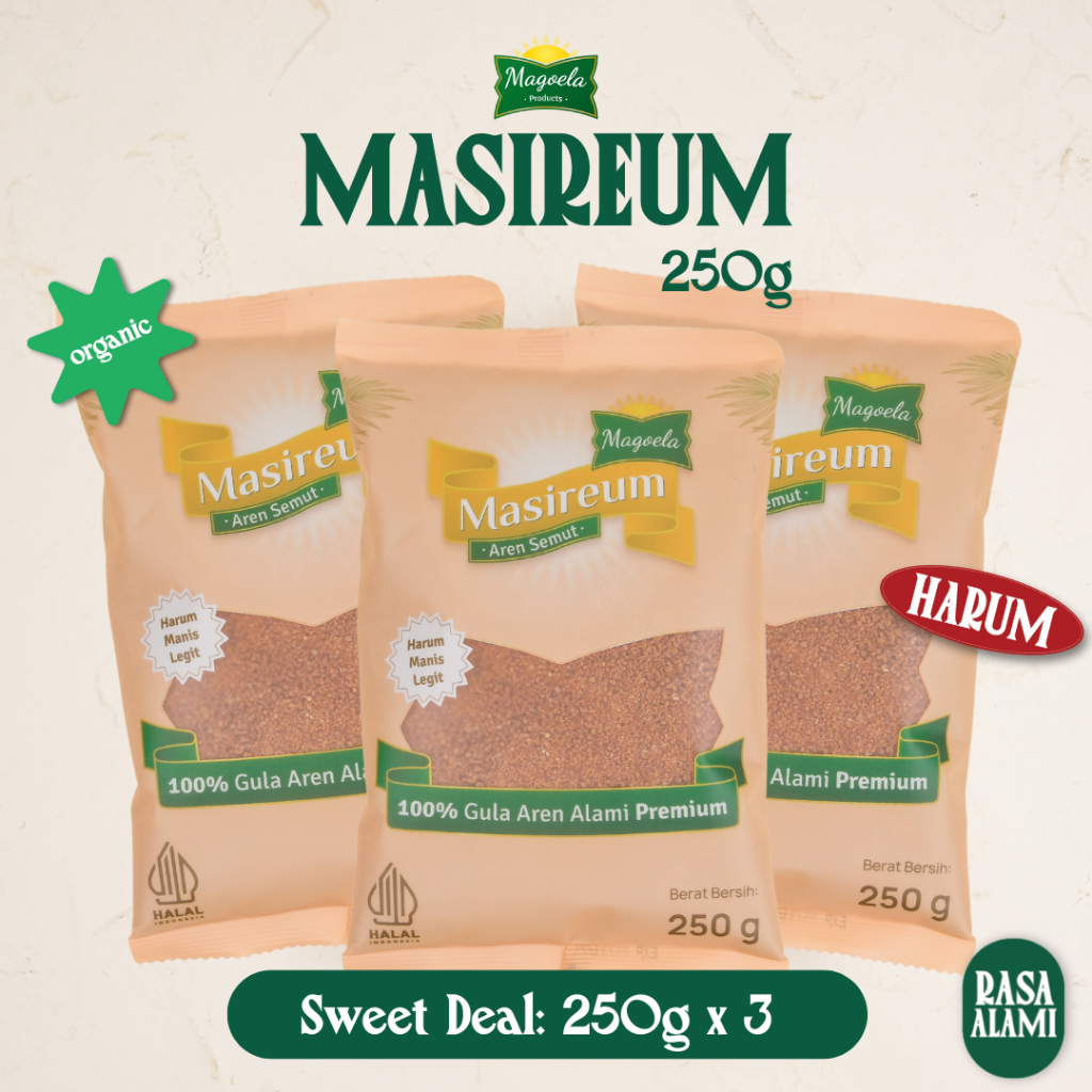 

Magoela Masireum - Gula Aren Semut SC 250 gram