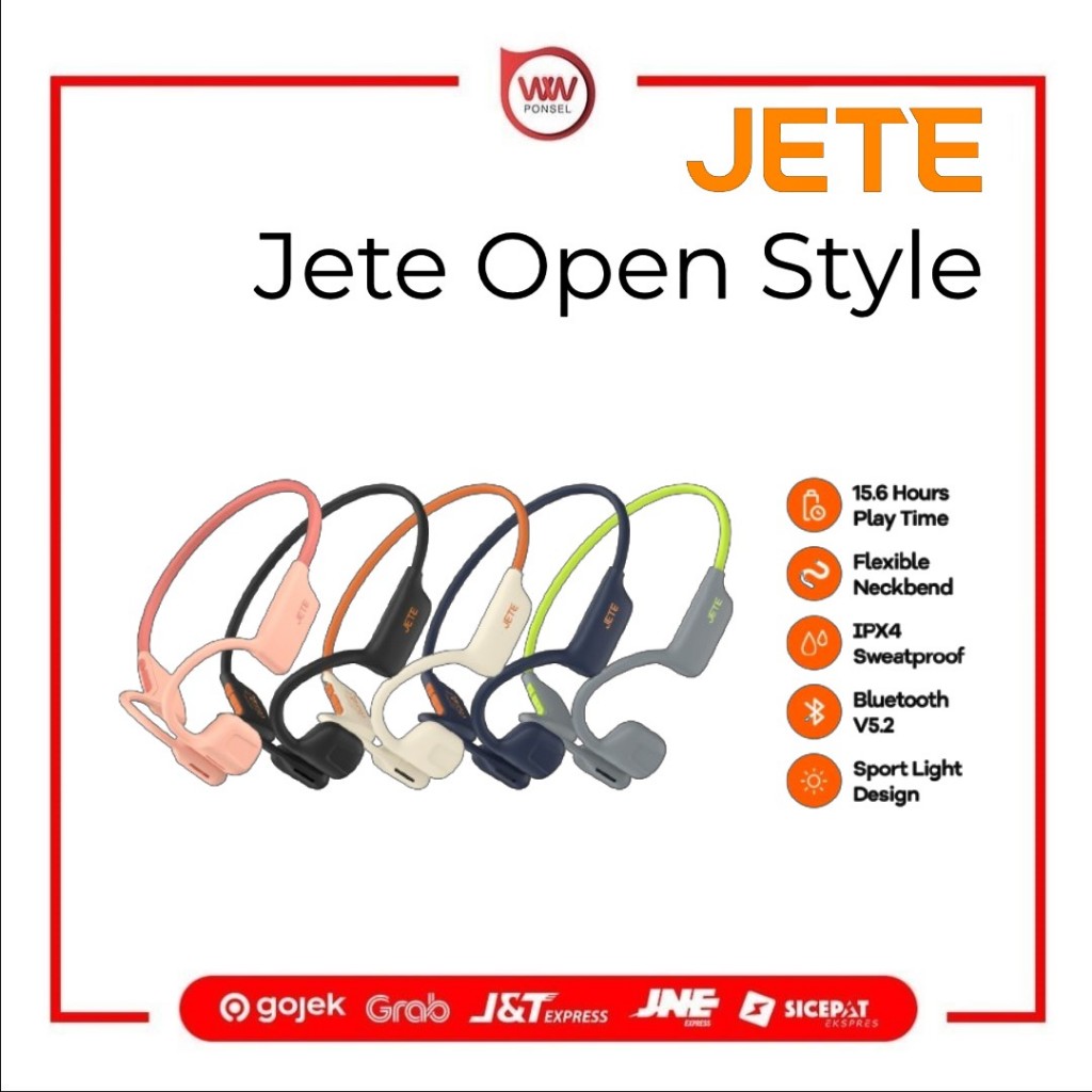 JETE Open Style Sport Headset Bluetooth IPX4 Sweatproof