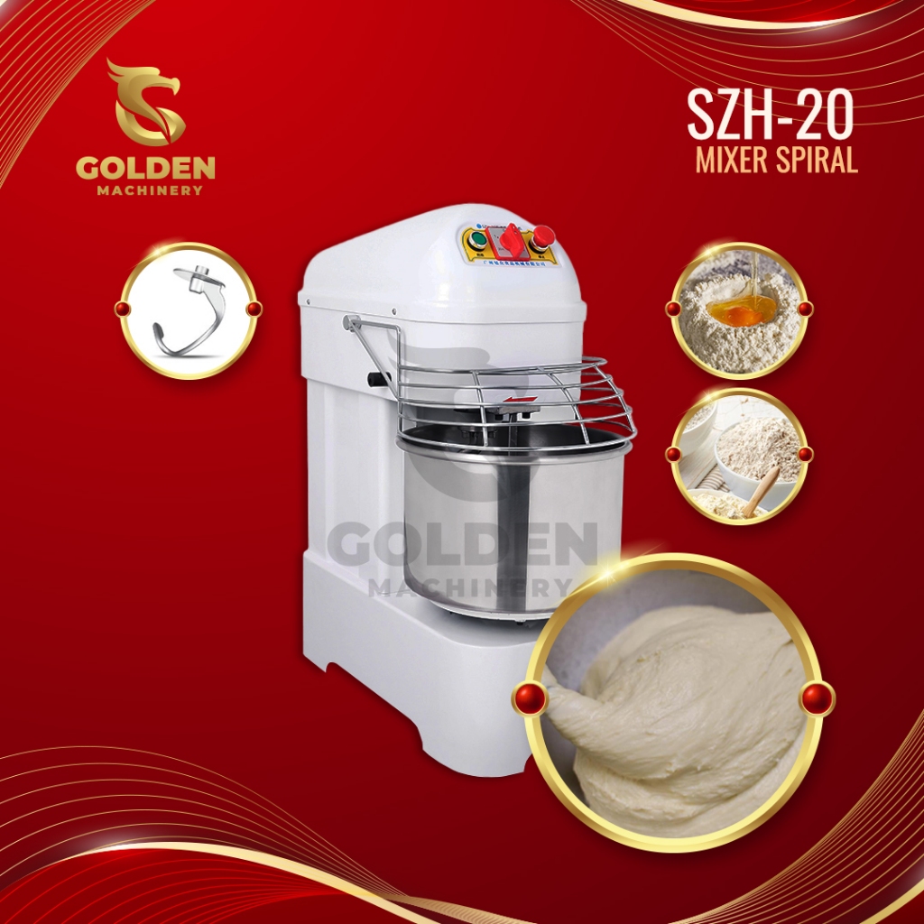 Spiral Mixer/Pengaduk Adonan Roti/Mixer Roti 20Liter SZH-20