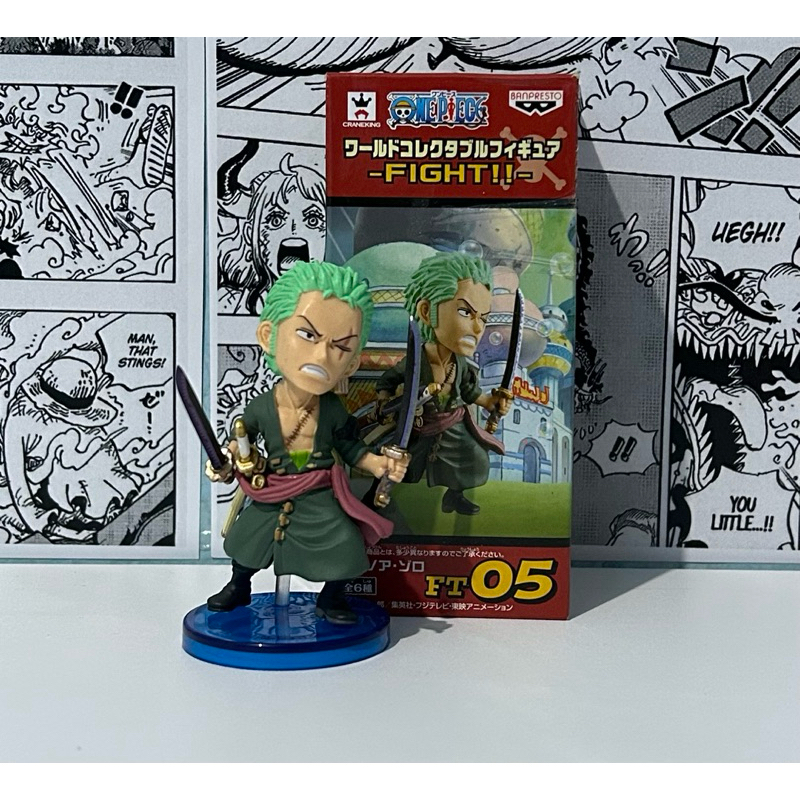 WCF Wt 100 Shanks dan WCF Fight Zoro