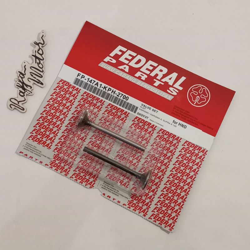 Klep KPH Federal ORIGINAL (Karisma/Karisma X, Supra X125)