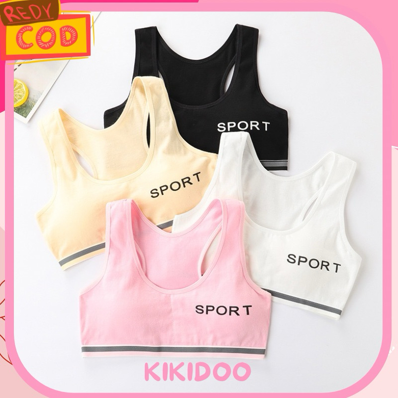 KIKIDOO Miniset  Remaja Busa Tipis Bra BH Anak Remaja Agnes Sport bra M02