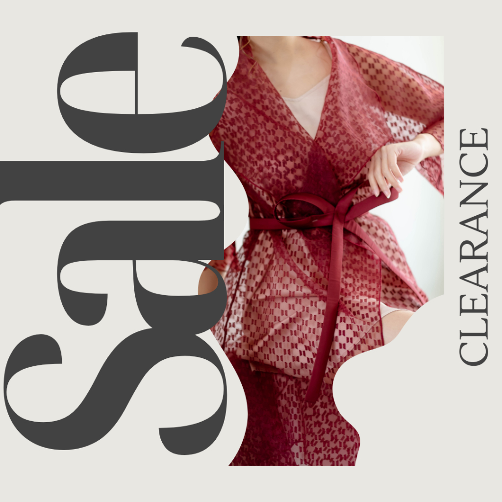 rivesta Robes - Clearance Sale - Alma Robe only (Tidak dapat Inner) - Fae Collection- Kimono Organza