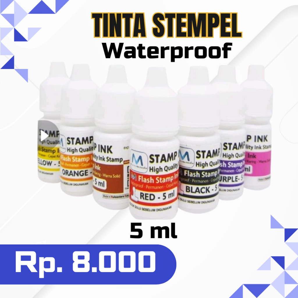 

Tinta Stempel Flash Premium 5 ml Waterproof