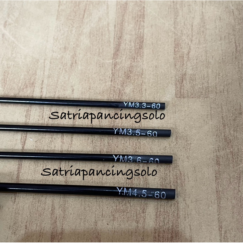 ujung carbon solid YM untuk tegek 60cm