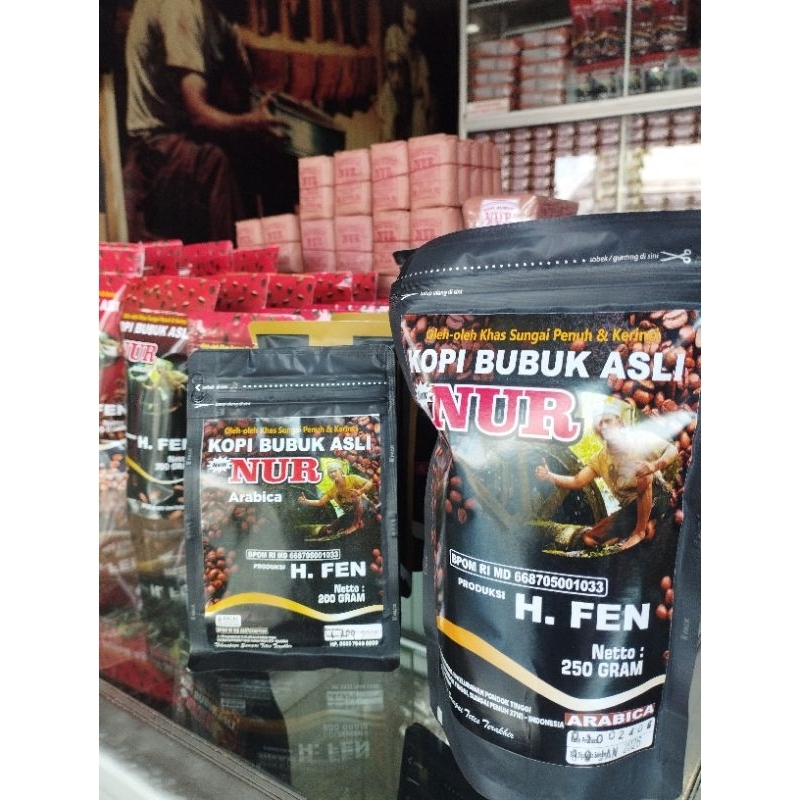 

Kopi Nur H. Fen Kopi Arabika kerinci 250 gram oleh-oleh khas kerinci bisa COD