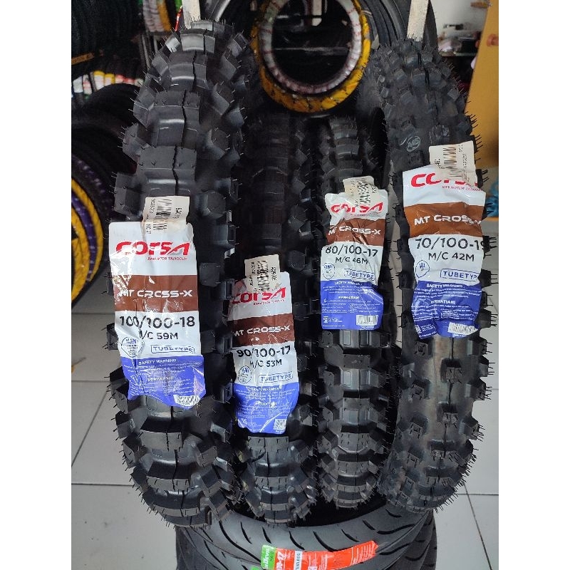 BAN CROSS TRAIL CORSA MT CROSS X 80/100-17 90/100-17 100/100-18 70/100-19 80/100-21