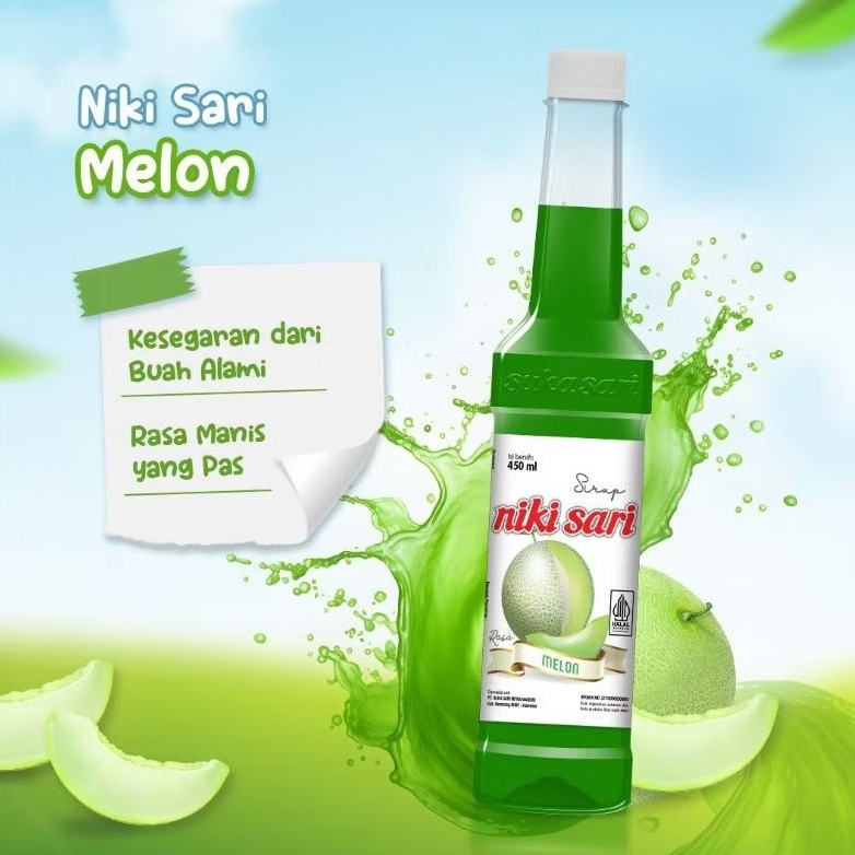 

Sirup Nikisari 450 ml (ASLI) Sirup Rasa Buah, Kemasan Botol plastik PET,