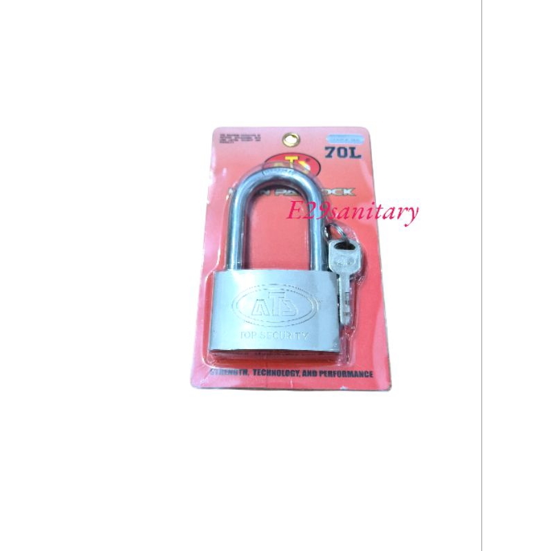 ATS 70 PANJANG Gembok Besi Nekel ATS Iron Padlock ATS 70 mm LONG PANJANG