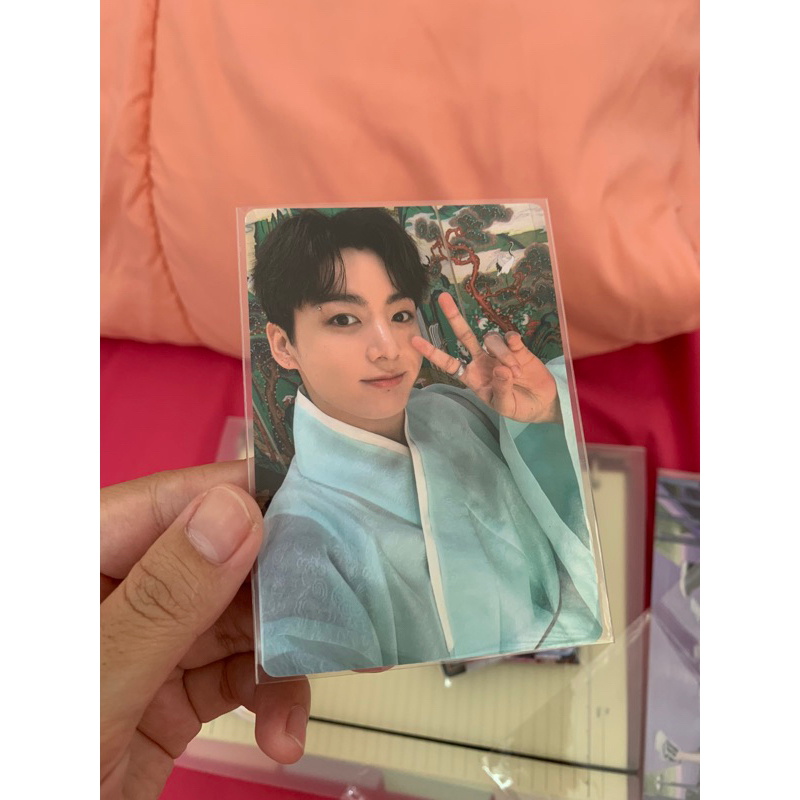 mini photocard jungkook dalmajung special spc bts official