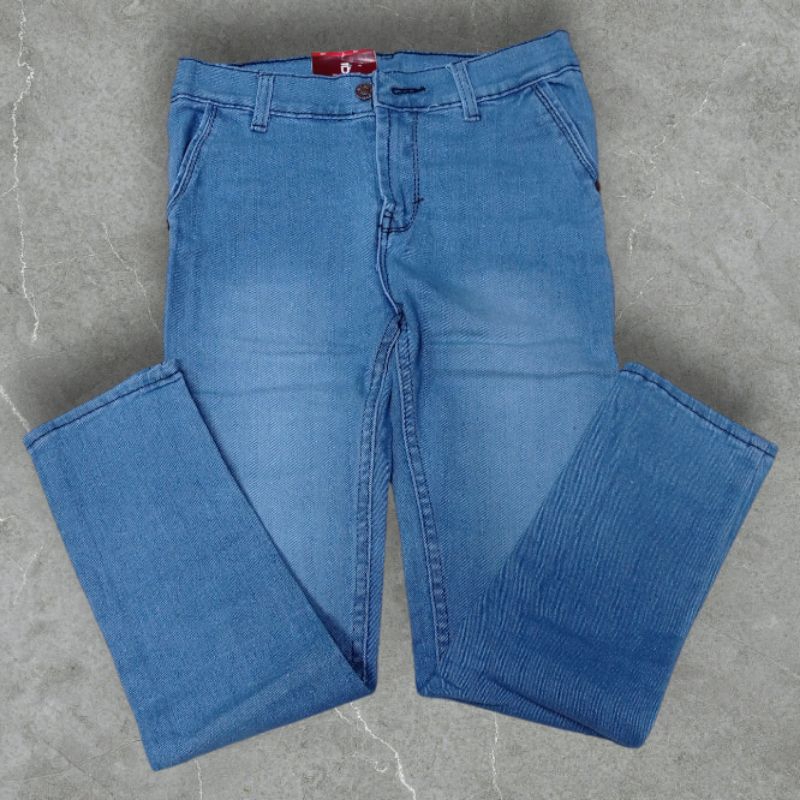 Celana Panjang Jeans Anak Laki-Laki Tanggung