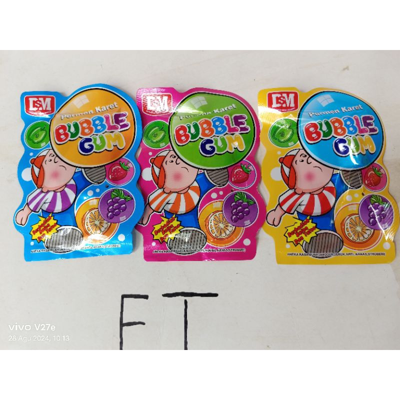 

permen bubblegum berhadiah balon dan tatoo 30 pcs