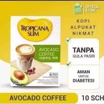 

Tropicana slim avocado coffee