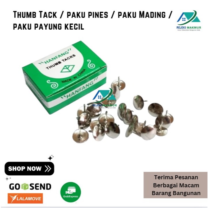 Thumb Tack / paku pines / paku Mading / paku payung kecil