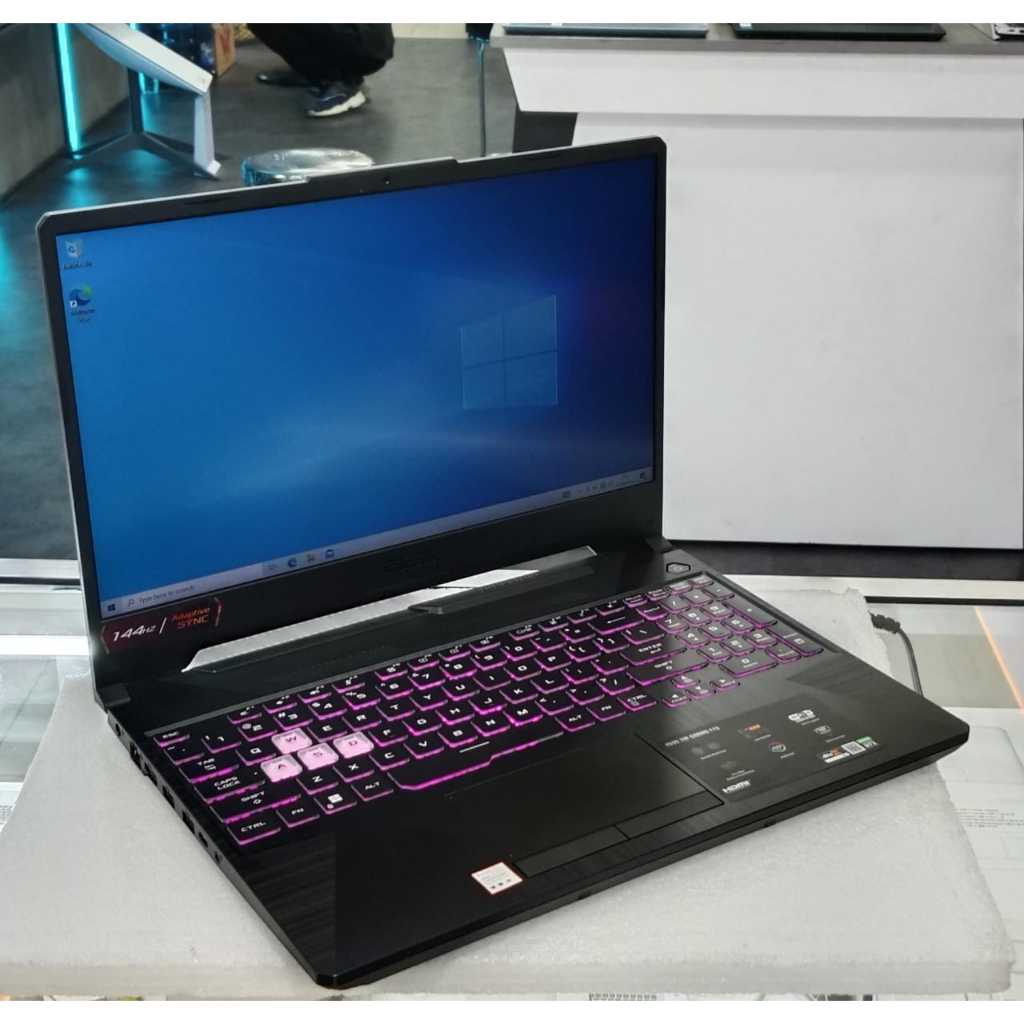 Laptop asus tuf gaming core i7gen11 ssd 512 gb vga rtx3050  4gb ram 8gb