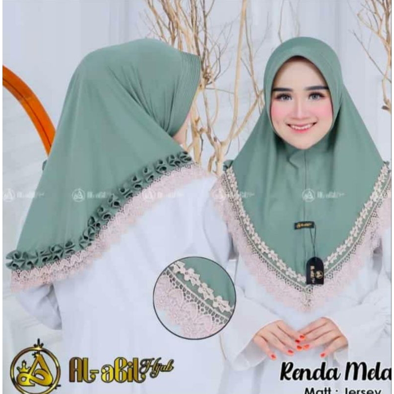 kerudung instan bergo MELATI RENDA