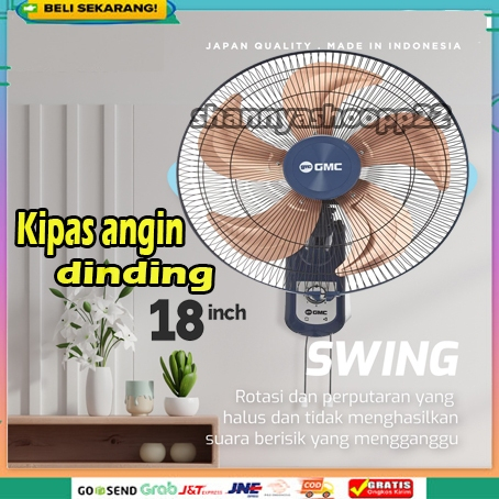 Kipas angin dinding//Kipas angin wallfan//kipas angin besi 18 inch//kipas angin dinding tornado 18in