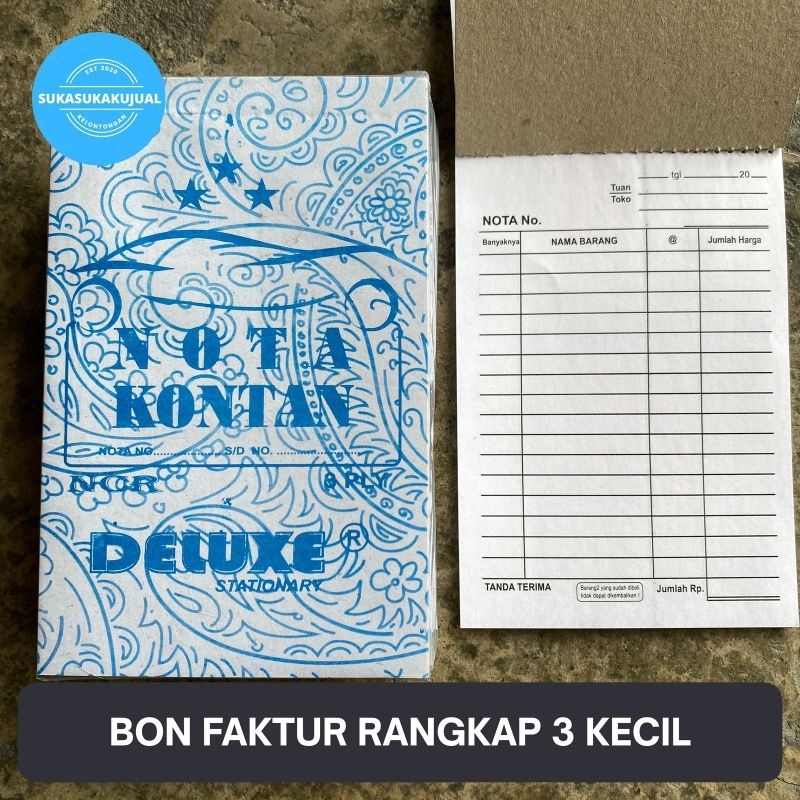 

Bon faktur rangkap 3 kecil
