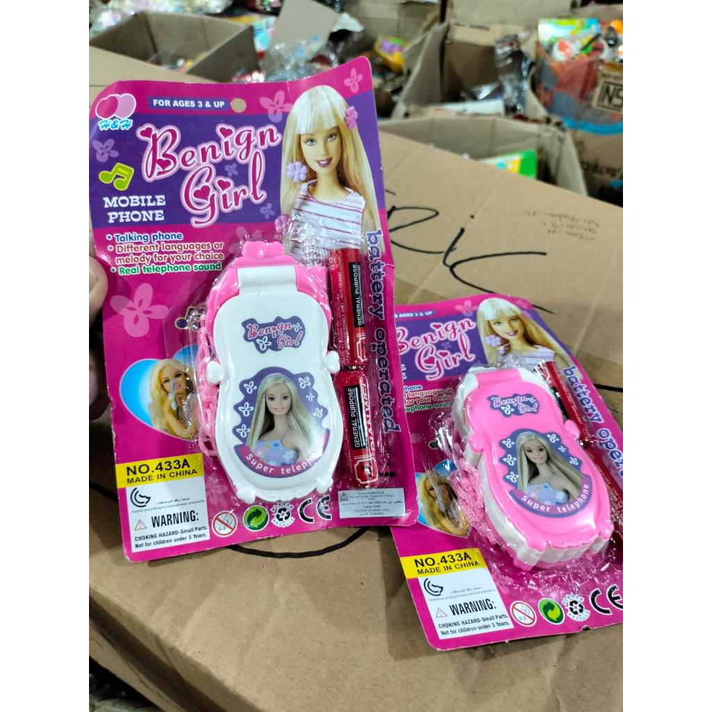 COD mainan anak musik model telepon lipat/ hp lipat anak