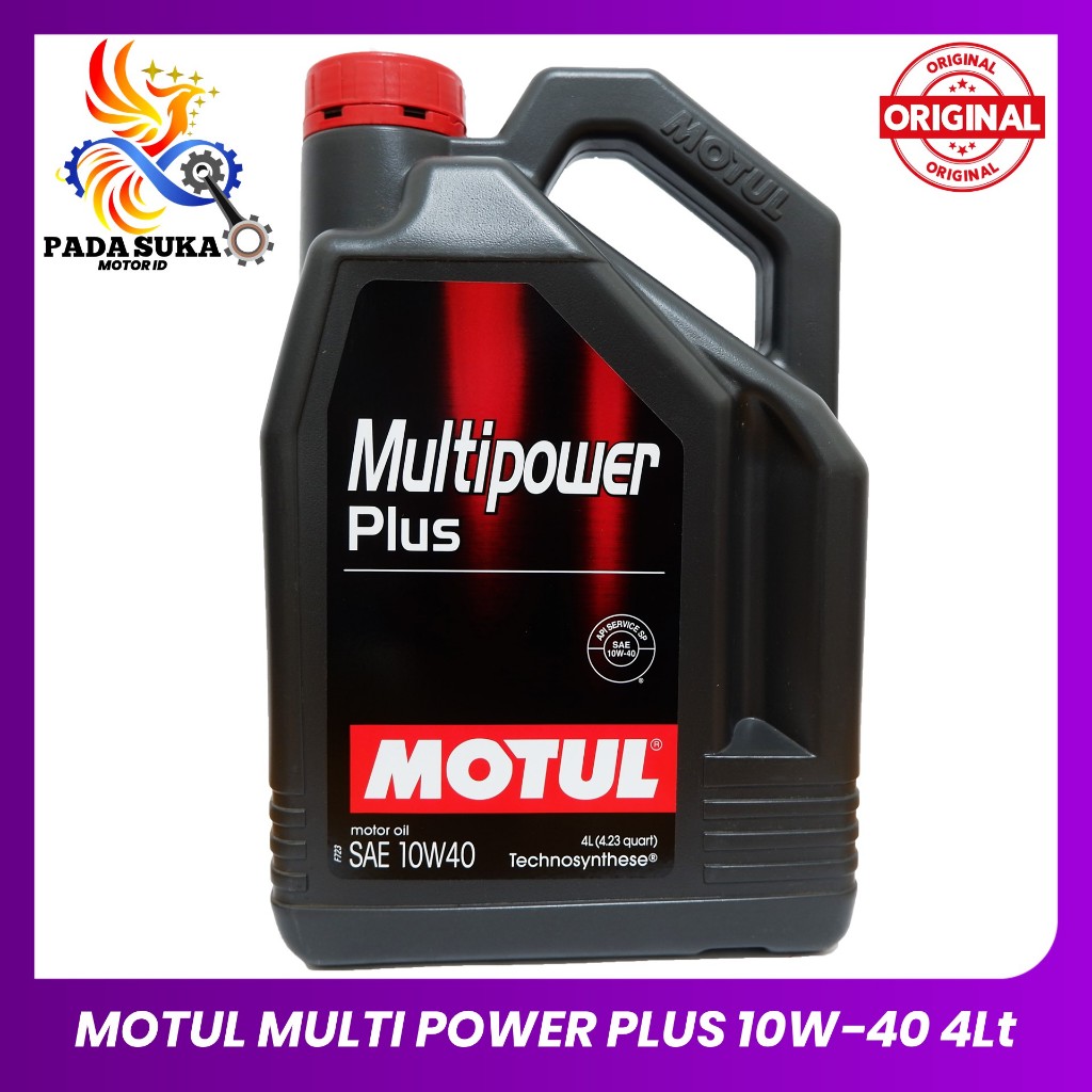 MOTUL Oli Mesin Mobil Multipower Plus 10W-40 - 4Liter ASLI MOTUL ORIGINAL 100%