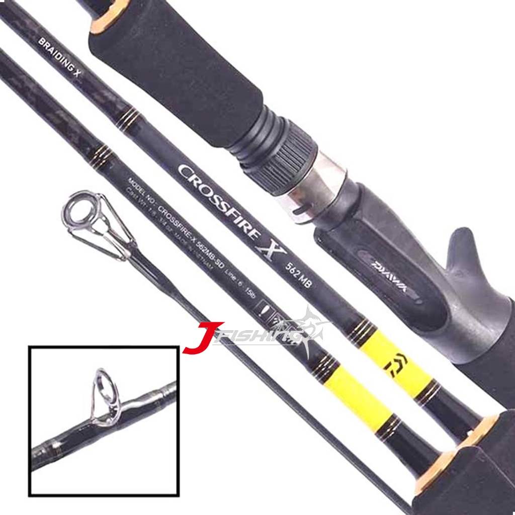 Joran DAIWA CROSSFIRE-X 18 | Spinning | BC | Pilih Ukuran