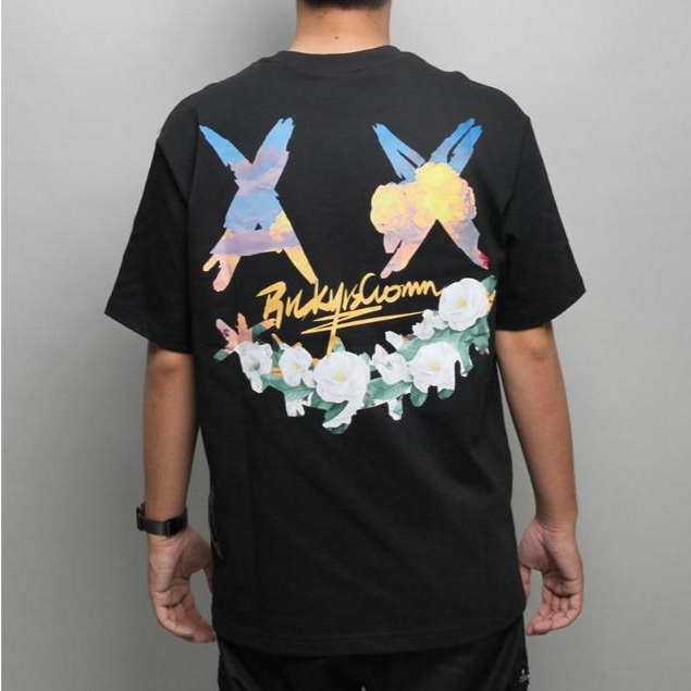 RIC Ricky Is Clown Camellia Joker Smiley T-shirt RickyIsClown Authentic