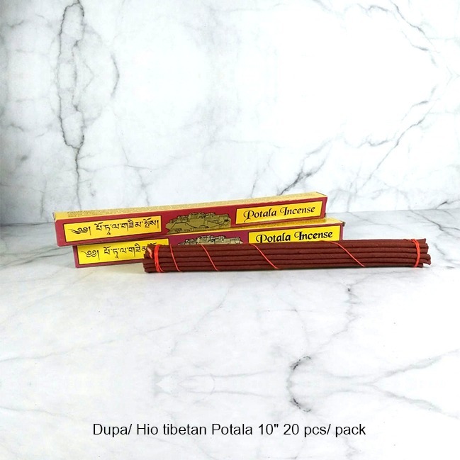Dupa Hio harum Tibetan Potala 10" 20 stick / pack