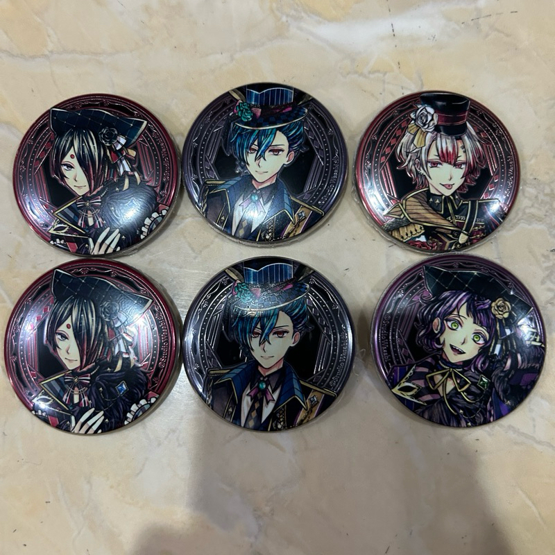 Akuneko Akuma Shitsuji to Kuroi Neko Devil Butler and Black Cat Exhibition Pin Badges Can Badge