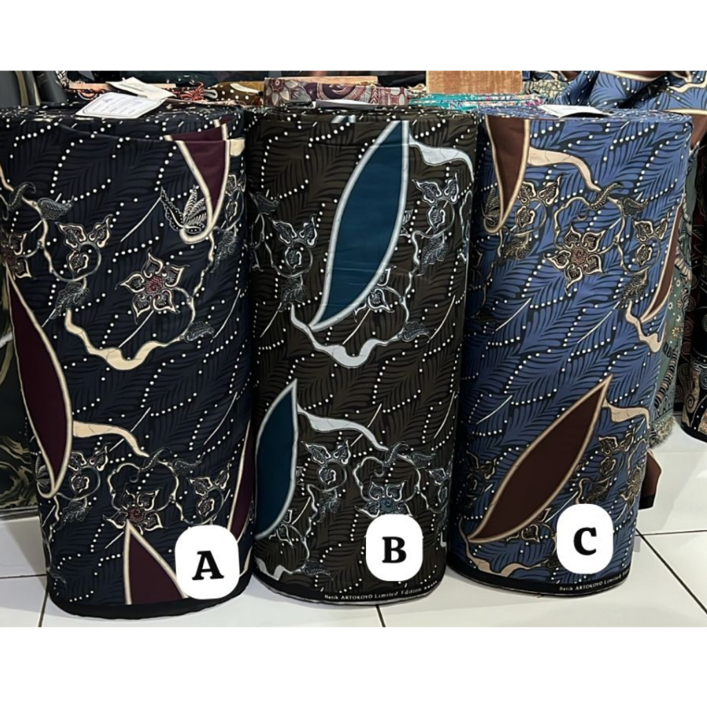 Kain Bahan Batik Katun Meteran Kekinian Bahan Seragam Sekolah / Kantor