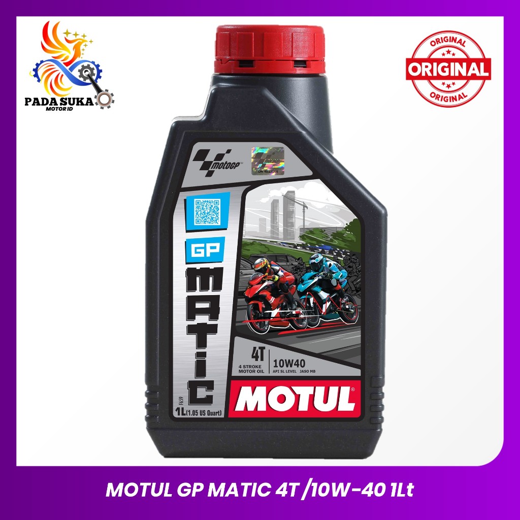 MOTUL OLI MESIN MOTOR GP MATIC 4T 10W-40 1 LITER