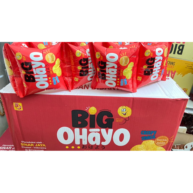 

Chiki berhadiah uang Big ohayo snack berhadiah uang tunai isi 10pcs ciki hujan berhadiah uang