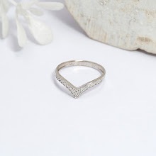 CINCIN EMAS PUTIH AUREL EMAS ASLI KADAR 8K/375 - PCWT 597