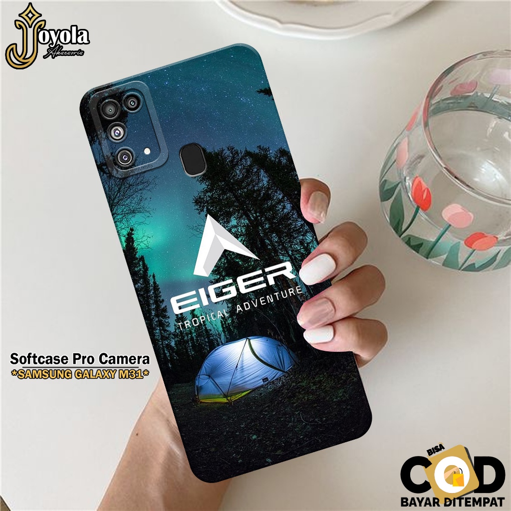 JOYOLA Case Samsung Galaxy M31 - Fahion Case Branded - Softcase Samsung Galaxy M31 - Pro Camera - Ca
