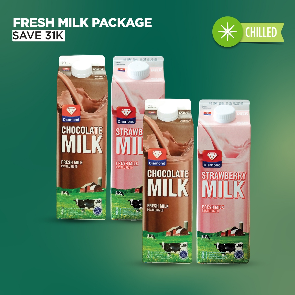 

PROMO DIAMOND FRESH MILK CHOCOLATE & STRAWBERRY 946 ML