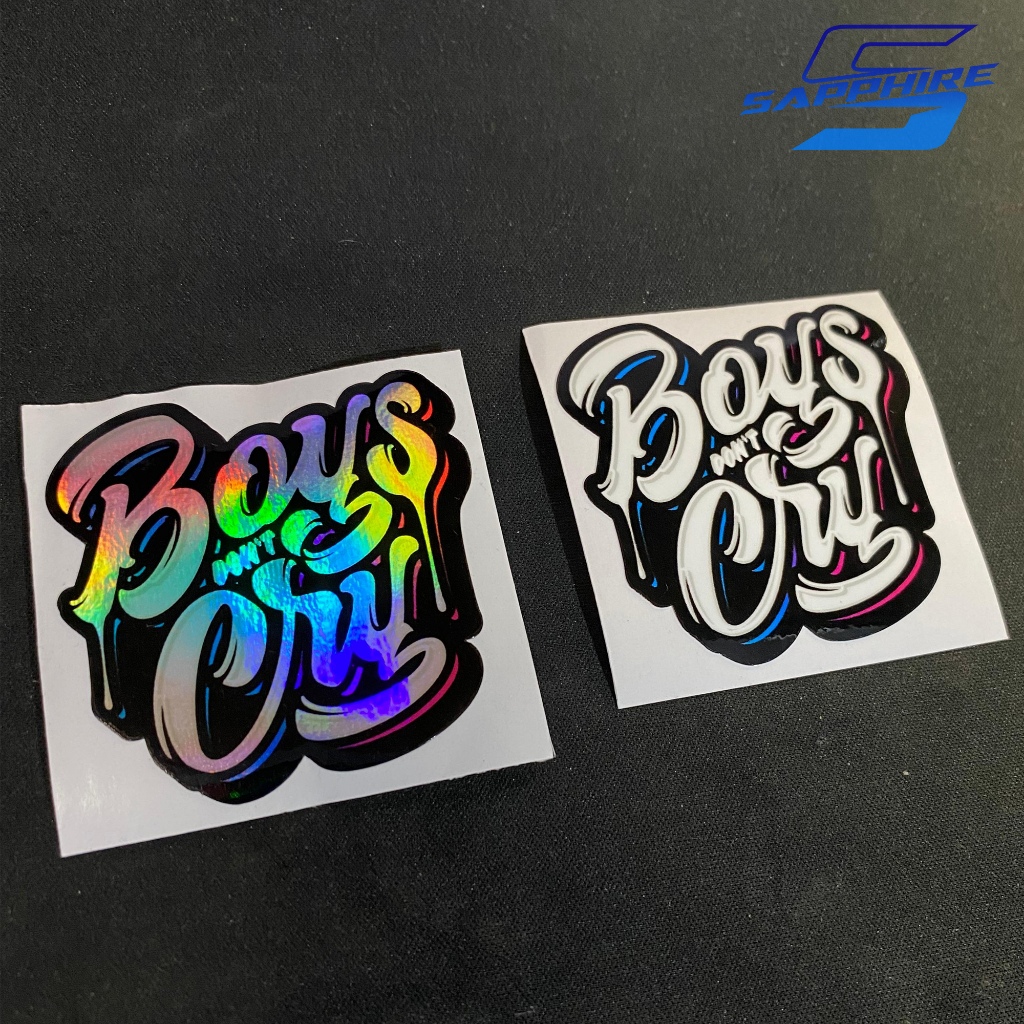 Sticker Boys Don't Cry Grafiti Stiker Boys Don't Cry Graffiti