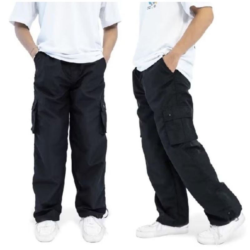 Fennel Celana Cargo Parasut Trackpants Motif Distro