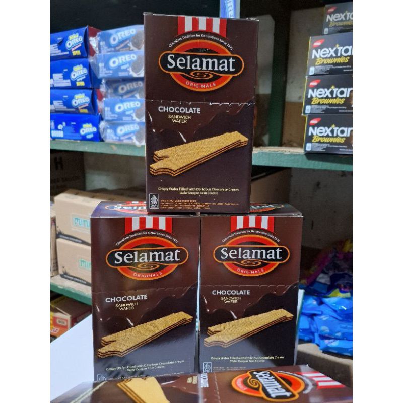 

Wafer Selamat Chocolate | 1Box isi 20Pcs