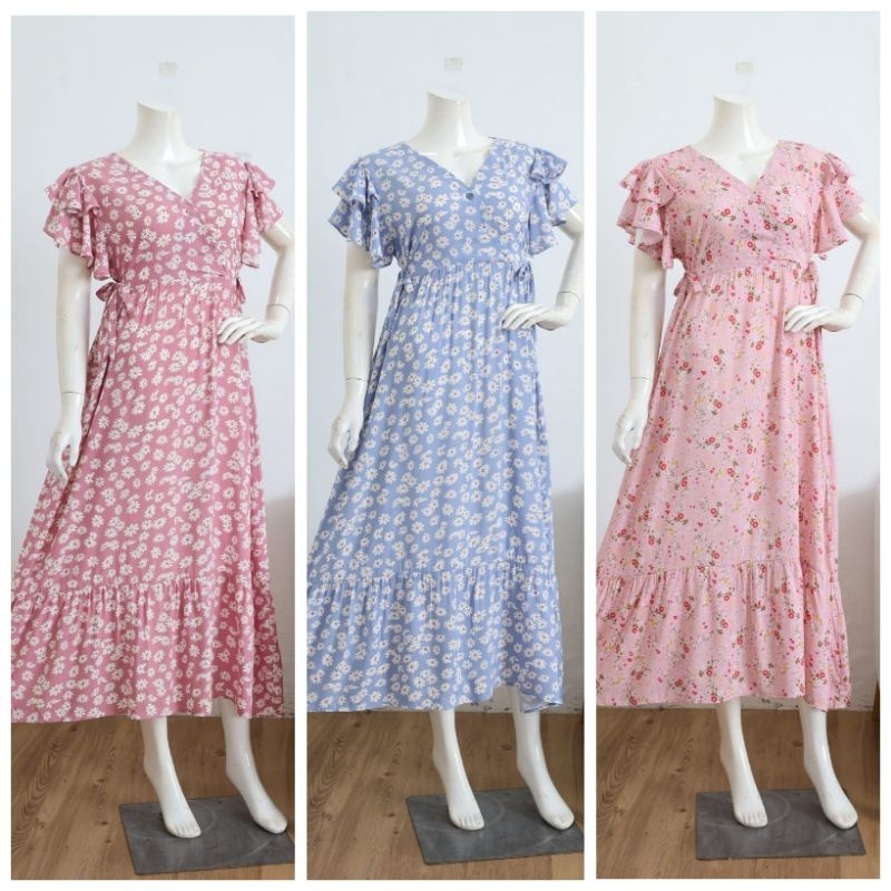 Fatma dress || daster cantik || daster busui || daster bumil