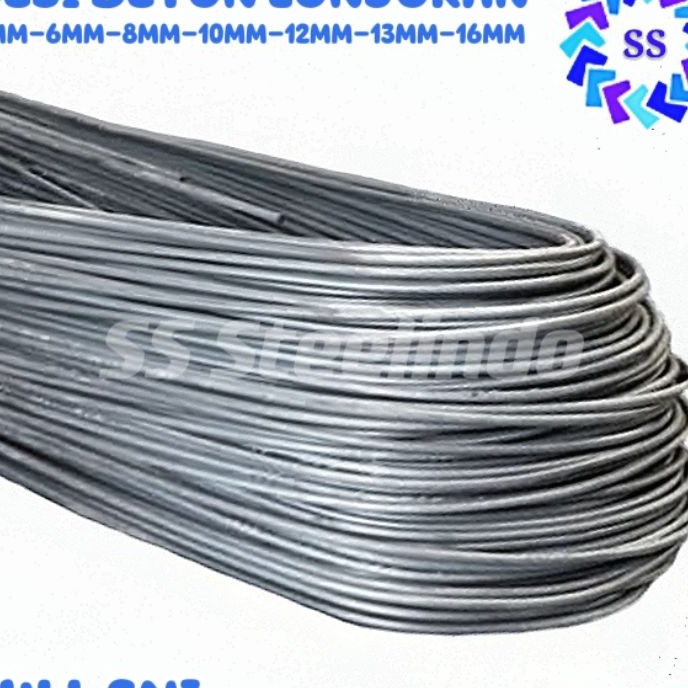 HJ6 BESI BETON LONJORAN FULL SNI 6MM 8MM 1MM 12MM POLOS DAN ULIR