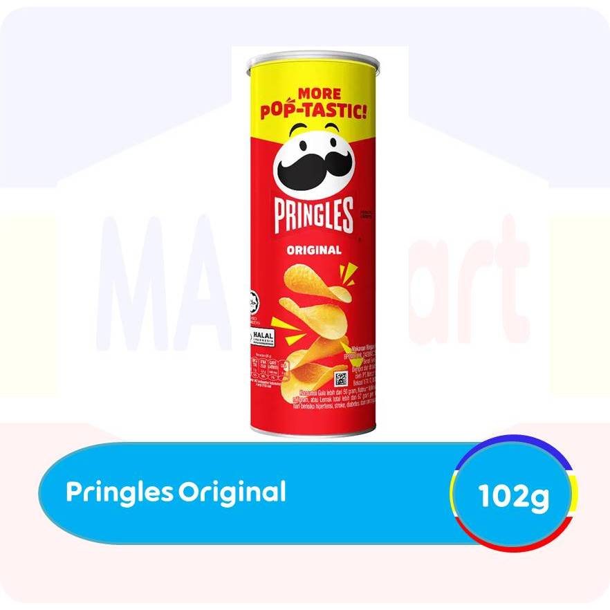 

Pringles Potato Crispy Original 102G