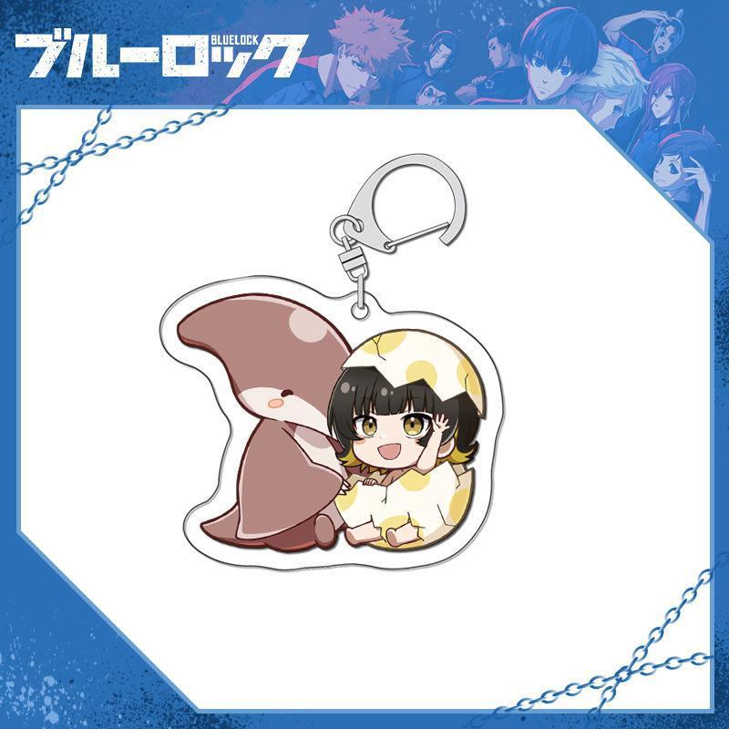 Gantungan kunci / gantungan tas / keychain anime blue lock isagi bachira nagi reo