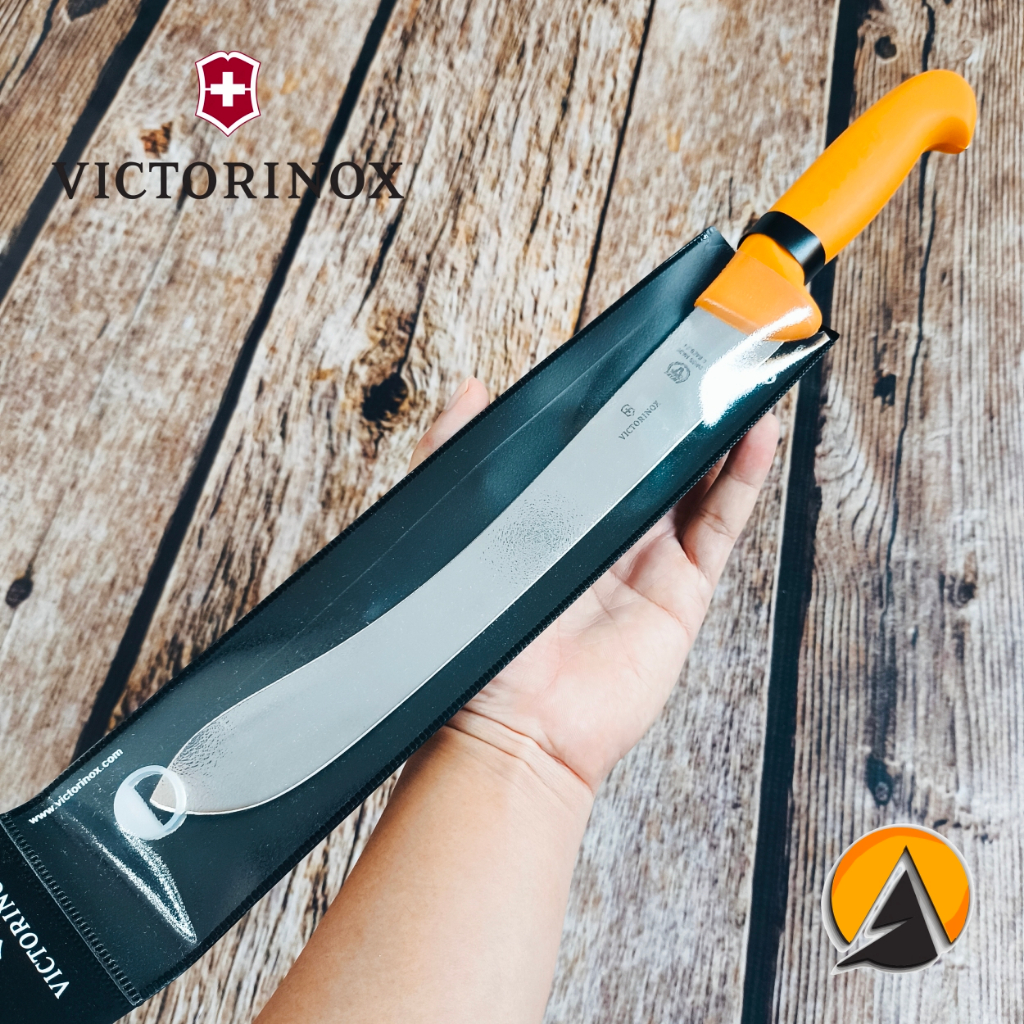 slim bullnose butcher knife pisau sembelih victorinox swibo 24 cm 5.8426.24