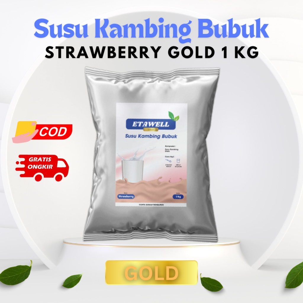 

Etawell Gold - Susu Kambing Bubuk Stroberi 1000 Gr